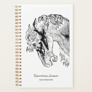 Vintage horse equestrian success planner