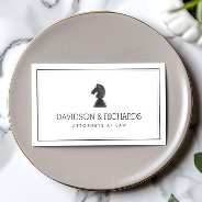 Vintage Horse Knight Chess Piece Professional Business Card at Zazzle