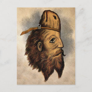 Vintage Horse Man Postcard