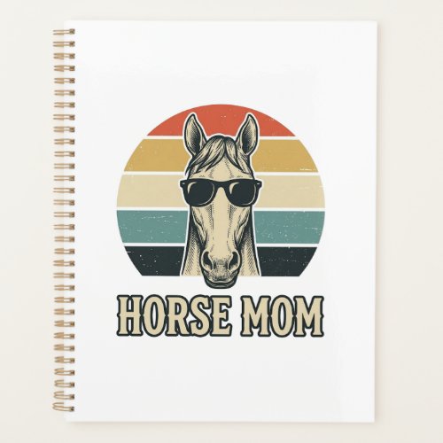 Vintage Horse Mom Engraving Sunglasses Design Planner