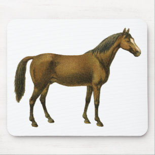 Vintage Horse Mouse Pad