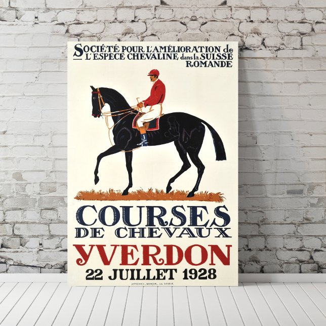 Vintage Horse Racing Derby Poster Equestrian (Creator Uploaded)