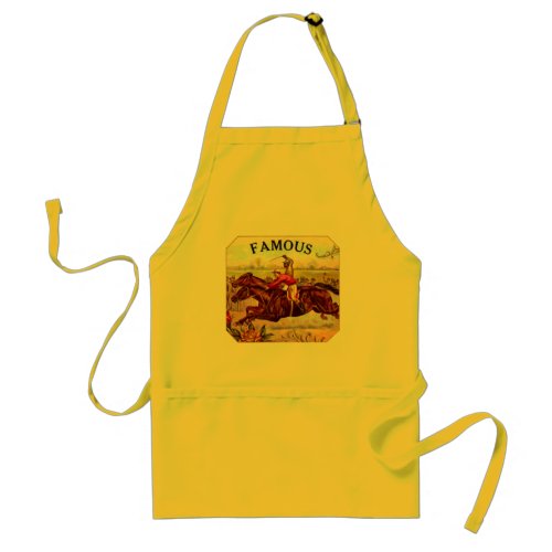 Vintage Horse Racing Thrill of the Race Adult Apron