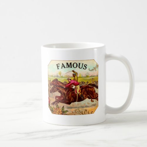 Vintage Horse Racing Thrill of the Race Coffee Mug