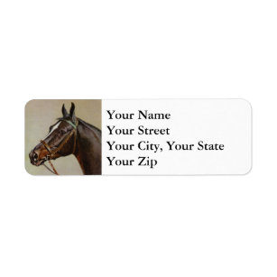 Horse Return Address Labels | Zazzle