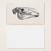 Vintage Horse Skull Skeleton Personalized Skeleton (Front & Back)