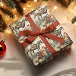 Countryside Christmas Wrapping Paper