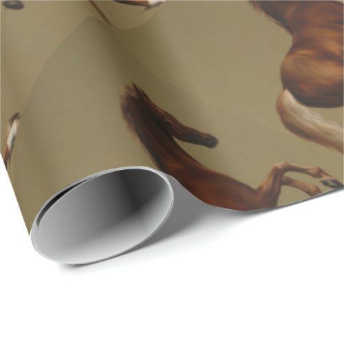 Vintage Horse Whistlejacket by George Stubbs Wrapping Paper