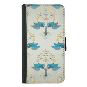 Vintage hosta, floral modern pattern. samsung galaxy s5 wallet case