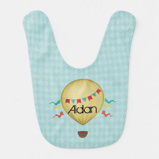 Vintage Hot Air Balloon Bib
