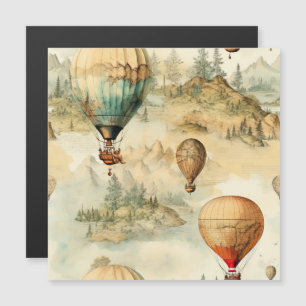 Vintage Hot Air Balloon in a Serene Landscape (4)