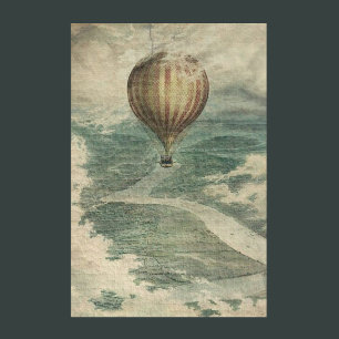 Vintage Hot Air Balloon Jigsaw Puzzle