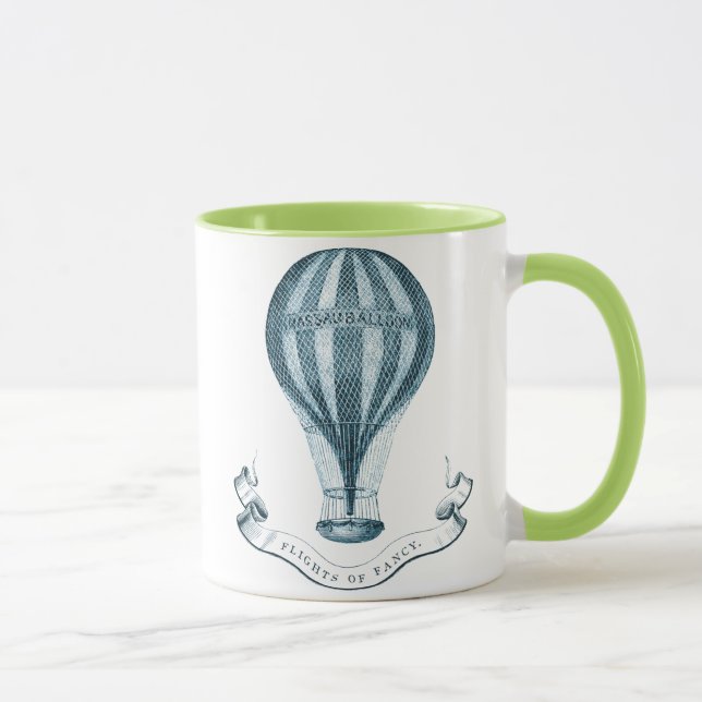 Vintage Hot Air Balloon Mug (Right)