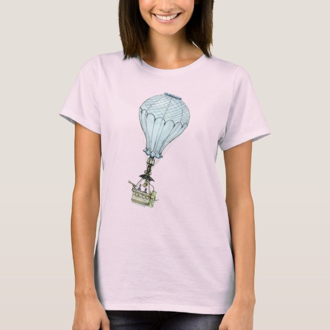 Vintage Hot Air Balloon T-Shirt (Front)
