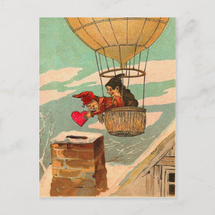 Hallmark Pack of Valentines Day Cards, Vintage Hot Air Balloon (10 Valentine's  Day Cards with Envelopes) 