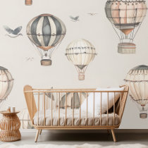 Vintage Hot Air Balloons Wallpaper