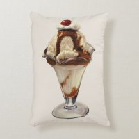 Vintage Hot Fudge Ice Cream Sundae Desserts