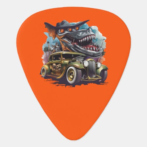 Vintage Hot Rod Monster Adventure Guitar Pick