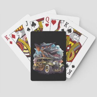 Vintage Hot Rod Monster Adventure Poker Cards