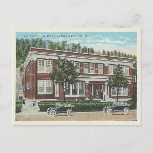 Vintage Hot Springs Arkansas Postcard (Front)