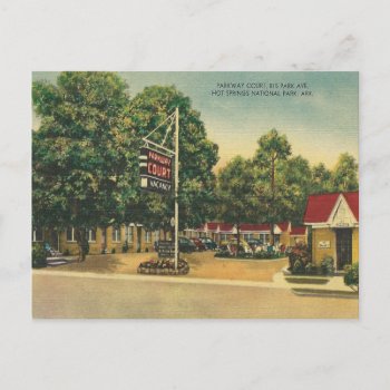 Vintage Hot Springs Arkansas Postcard by thedustyattic at Zazzle
