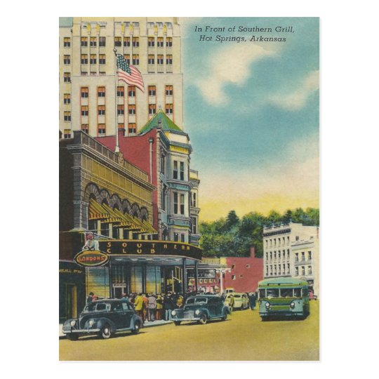 Vintage Hot Springs Arkansas Postcard | Zazzle.com