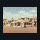 Vintage Hotel at Santa Fe Trail, New Mexico Postcard<br><div class="desc">Vintage Hotel at Santa Fe Trail,  New Mexico</div>