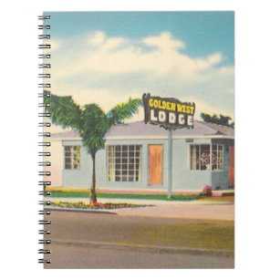 Vintage Hotel, Golden West Lodge Motel Notebook