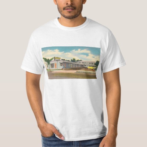 Vintage Hotel Golden West Lodge Motel T_Shirt