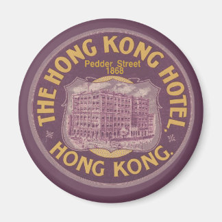 Vintage Hotel Hong Kong Magnet