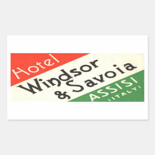 Vintage Hotel & Travel Sticker