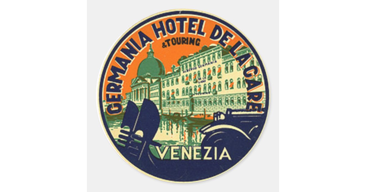 vintage travel stickers