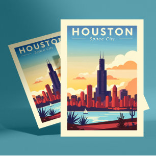 Vintage Houston Postcard