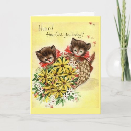 Vintage _ How Are You Today Card