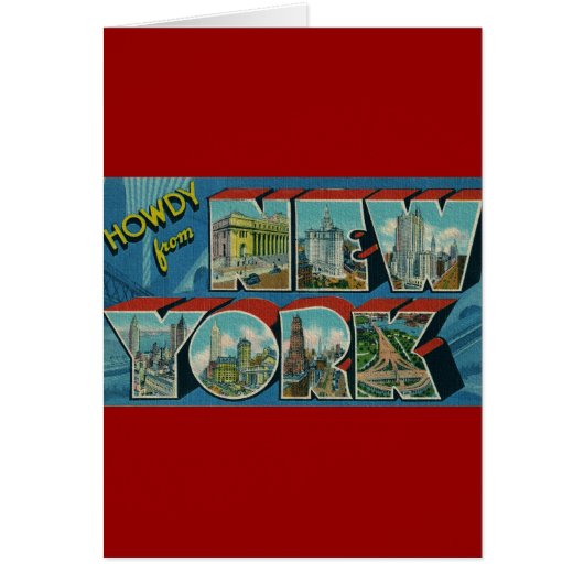 Vintage Howdy from New York (Front)