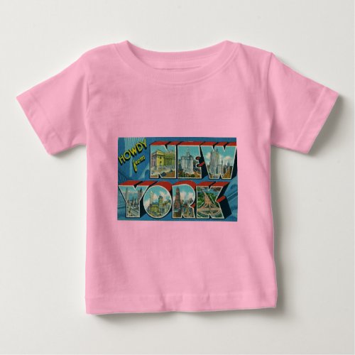 Vintage Howdy from New York Baby T_Shirt