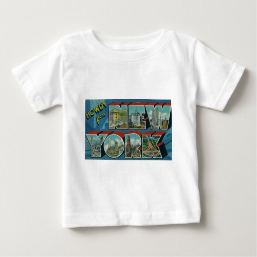 Vintage Howdy from New York Baby T_Shirt