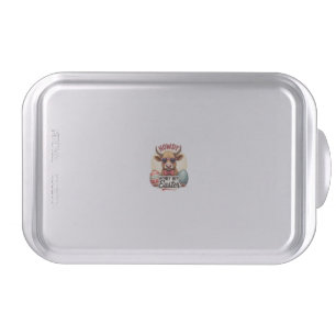 Vintage Howdy Honey Easter Highland Cow Cute Bunny Cake Pan