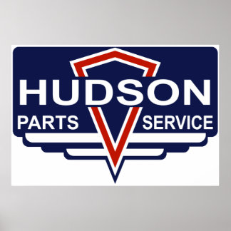 Vintage Hudson parts sign
