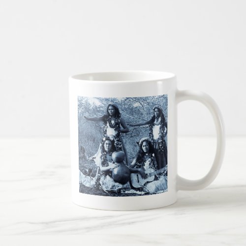 Vintage Hula Girls from the Territory of Hawaii Coffee Mug