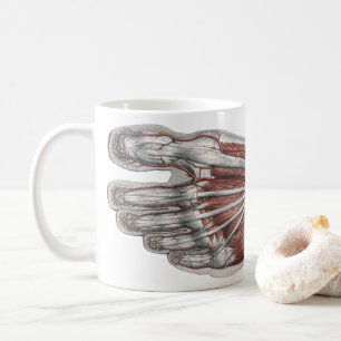 Vintage Human Anatomy Footprint Podiatry Feet Coffee Mug