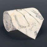 Vintage Human Anatomy for Doctor Neck Tie<br><div class="desc">The Doctor Vintage Human Anatomy design features a clean, simple design that displays vintage art of human anatomy on top of a cream Marfil marble background. Perfect for doctors who specialize in surgery or traumatologist as the design includes human anatomy details becoming the perfect gift for medical students, anatomy geeks,...</div>