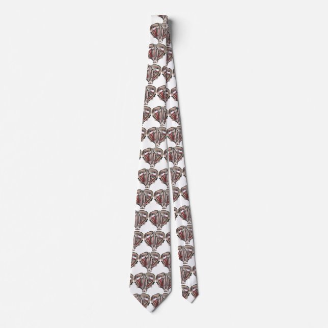 Vintage Human Anatomy Science, Eyeballs Eyes Neck Tie (Front)