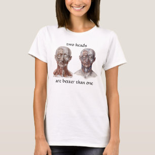 Vintage Human Anatomy Science, Head Throat Nose T-Shirt