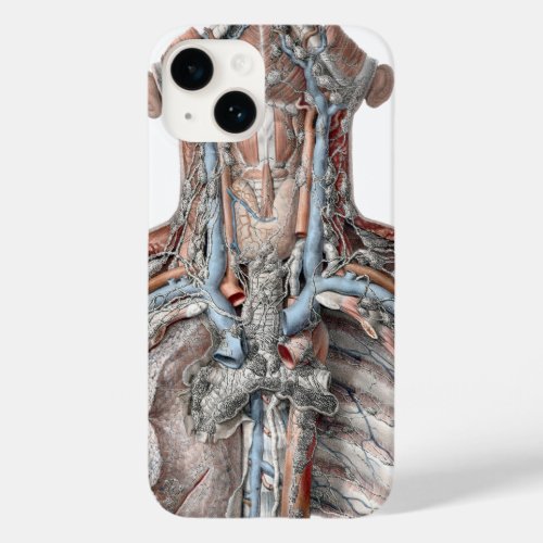 Vintage Human Anatomy Throat Neck Chest Ribs Case_Mate iPhone 14 Case