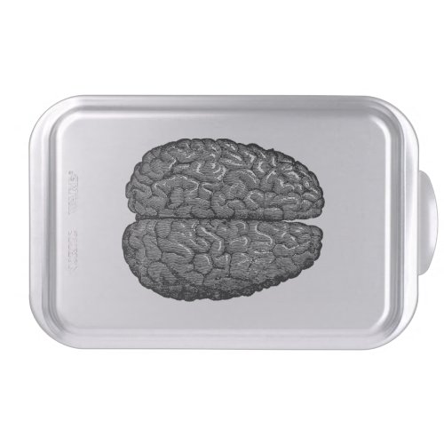 Vintage Human Brain Illustration Cake Pan