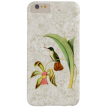 Vintage Hummingbird with Orchid
