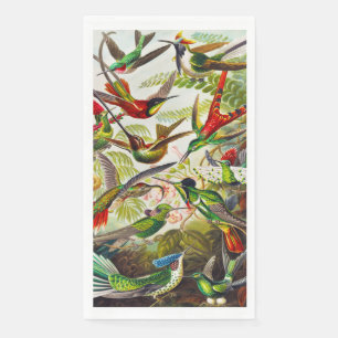 Vintage Hummingbirds by Ernst Haeckel Paper Guest Towels