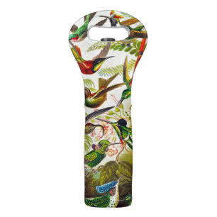 Vintage Hummingbirds by Ernst Haeckel Wine Bag