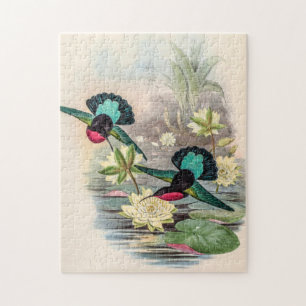 Vintage Hummingbirds by John Gould Jigsaw Puzzle